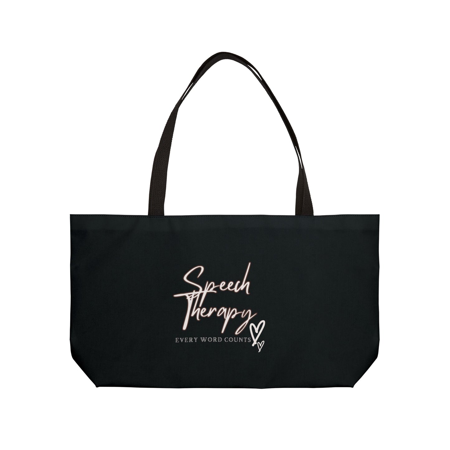 Black SLP -Tote Bag -Every Word Counts