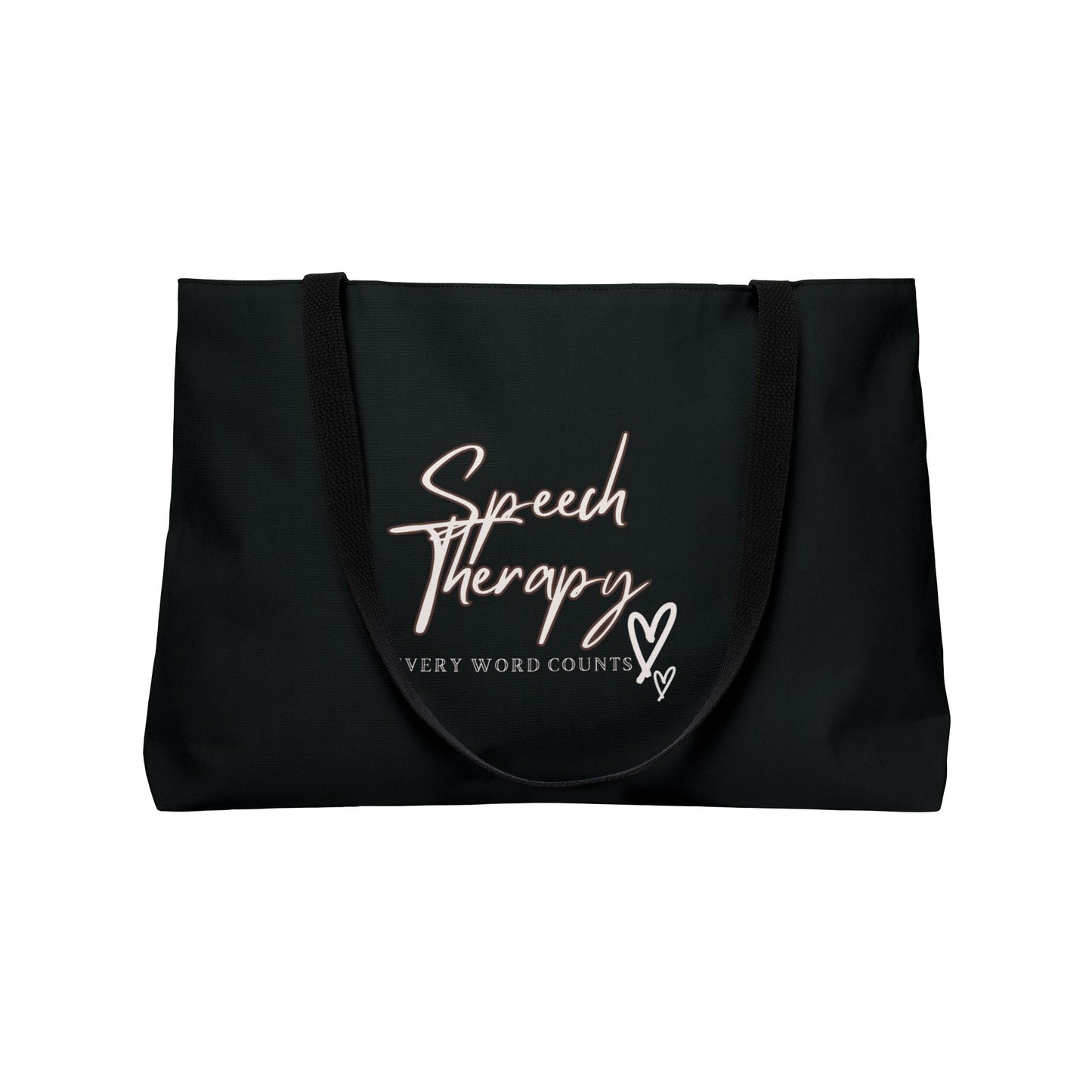 Black SLP -Tote Bag -Every Word Counts