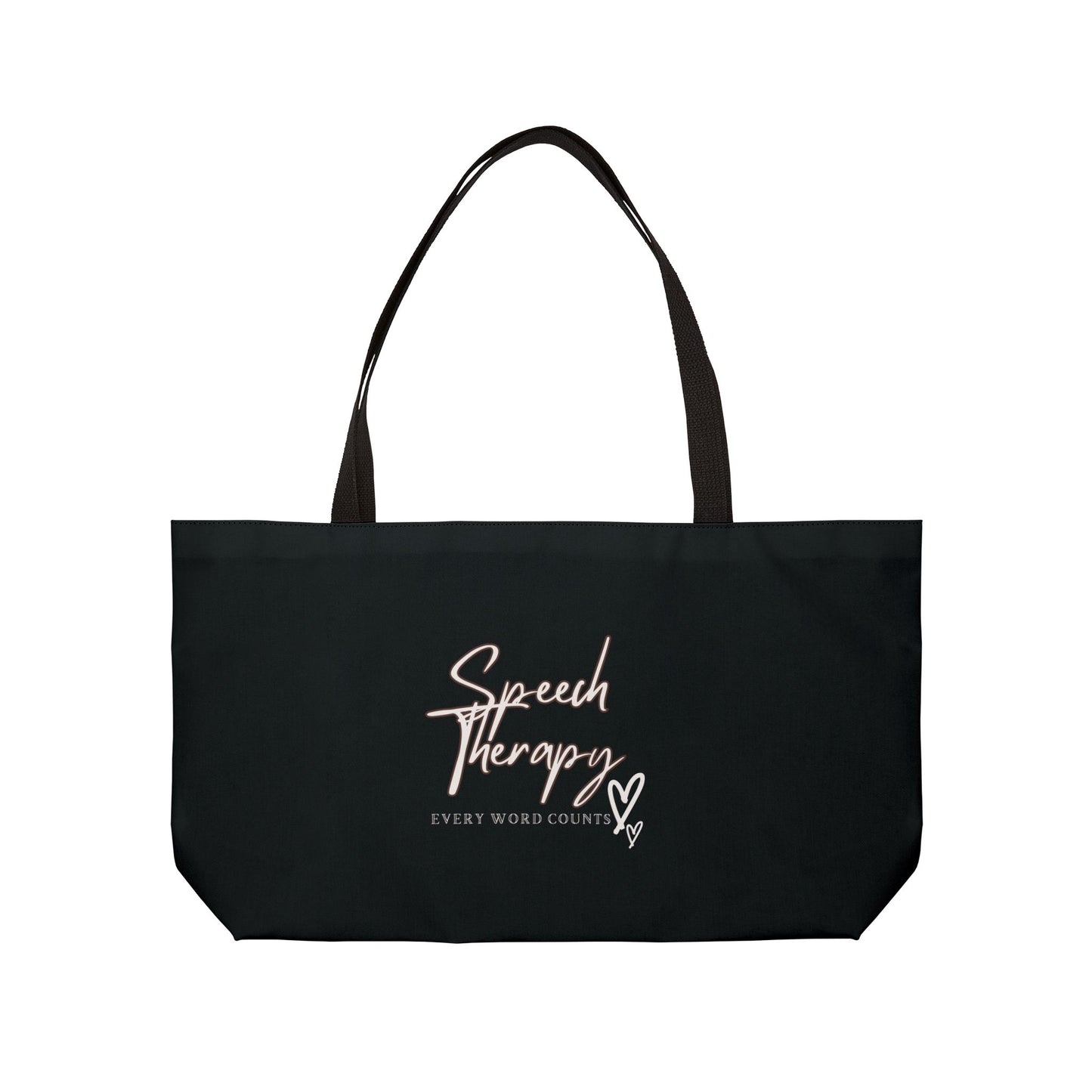 Black SLP -Tote Bag -Every Word Counts