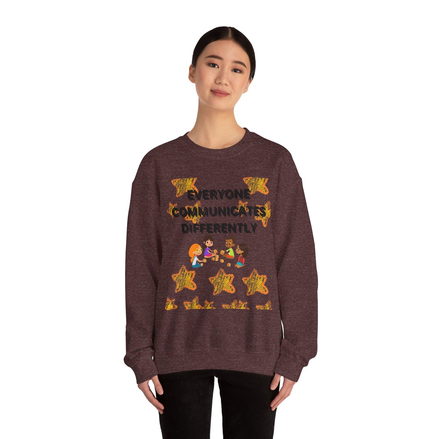 Speech-Language Pathologist Sweatshirt - Everyone Communicates Differently