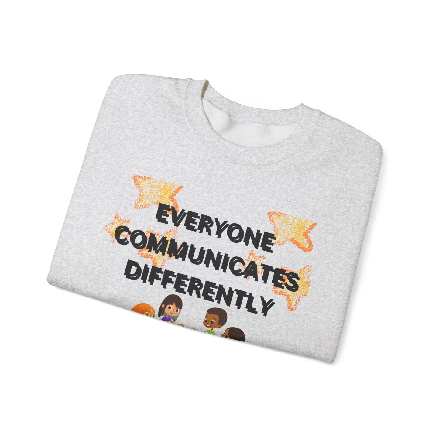 Speech-Language Pathologist Sweatshirt - Everyone Communicates Differently