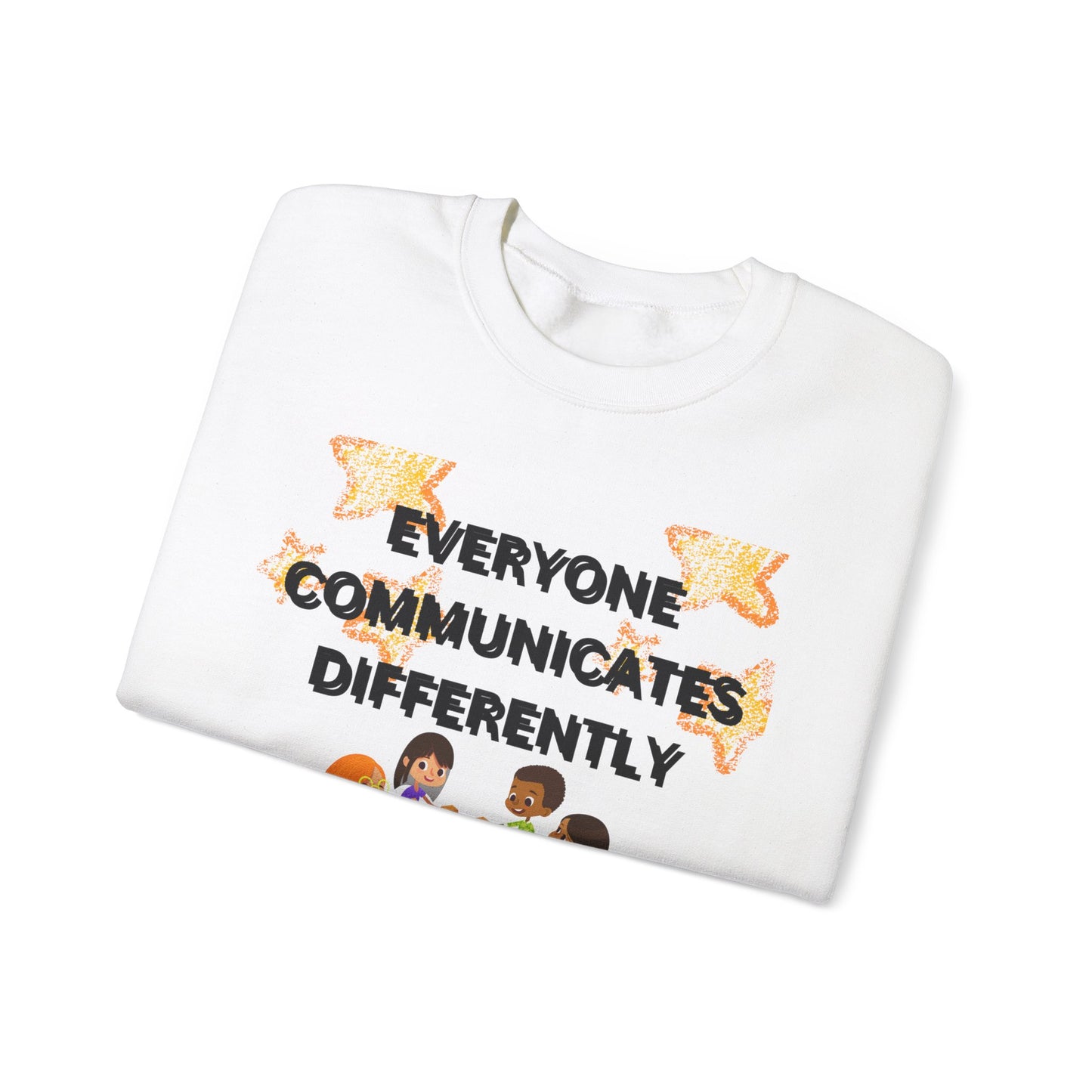 Speech-Language Pathologist Sweatshirt - Everyone Communicates Differently