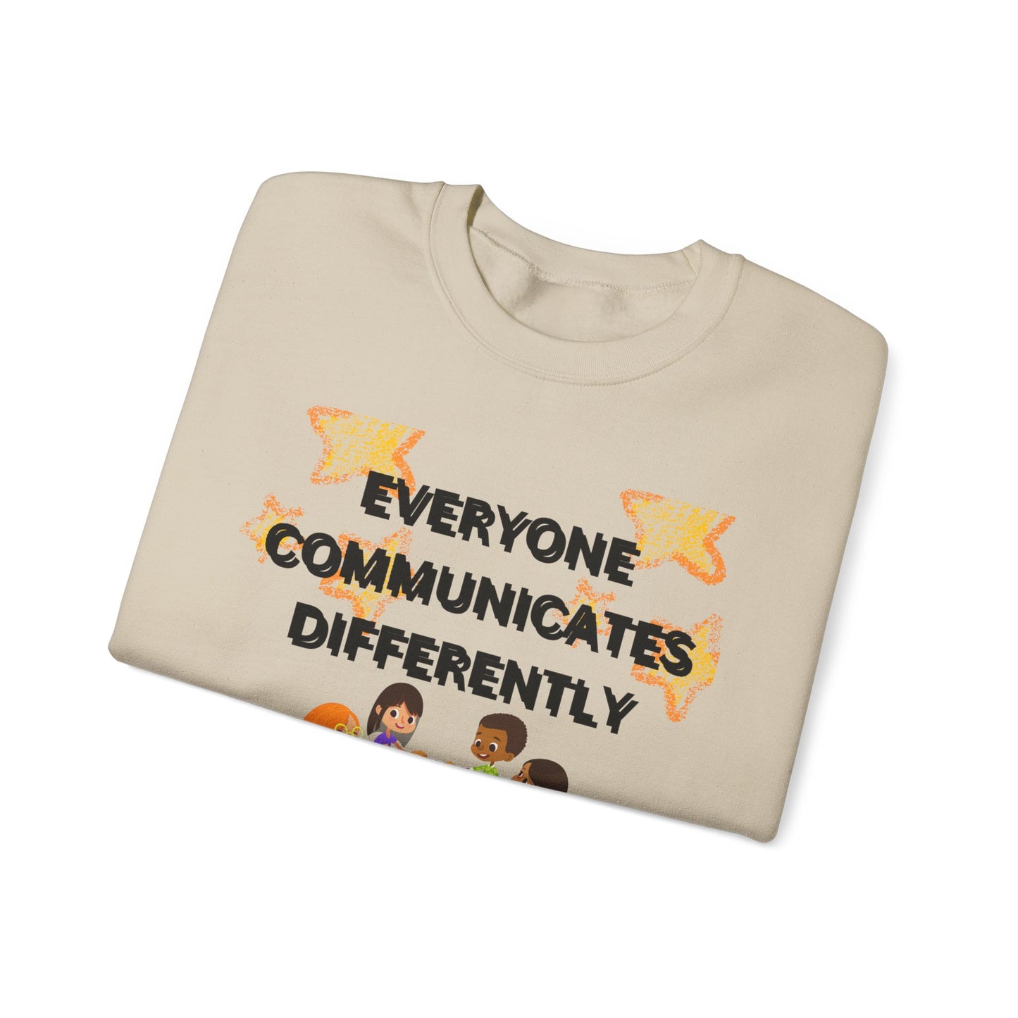 Speech-Language Pathologist Sweatshirt - Everyone Communicates Differently