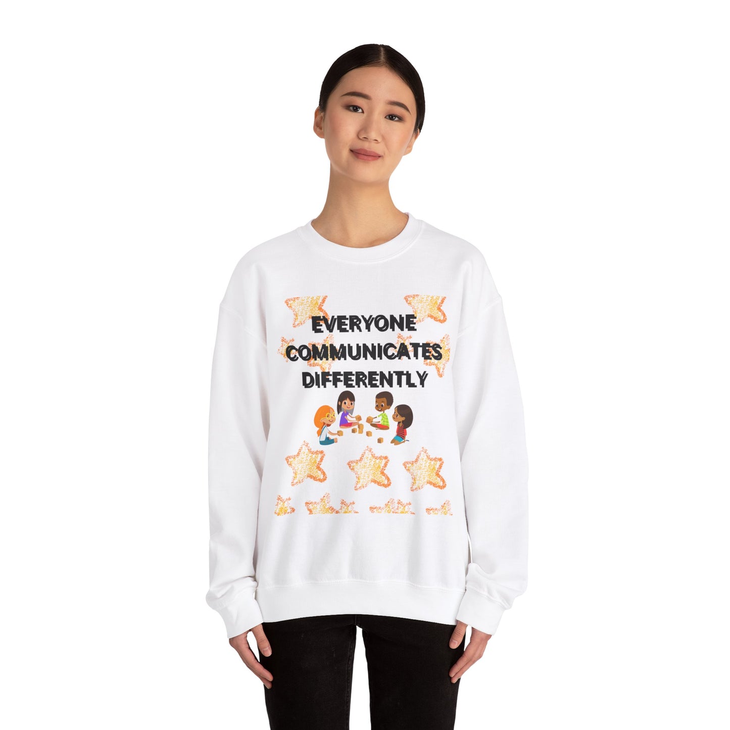 Speech-Language Pathologist Sweatshirt - Everyone Communicates Differently