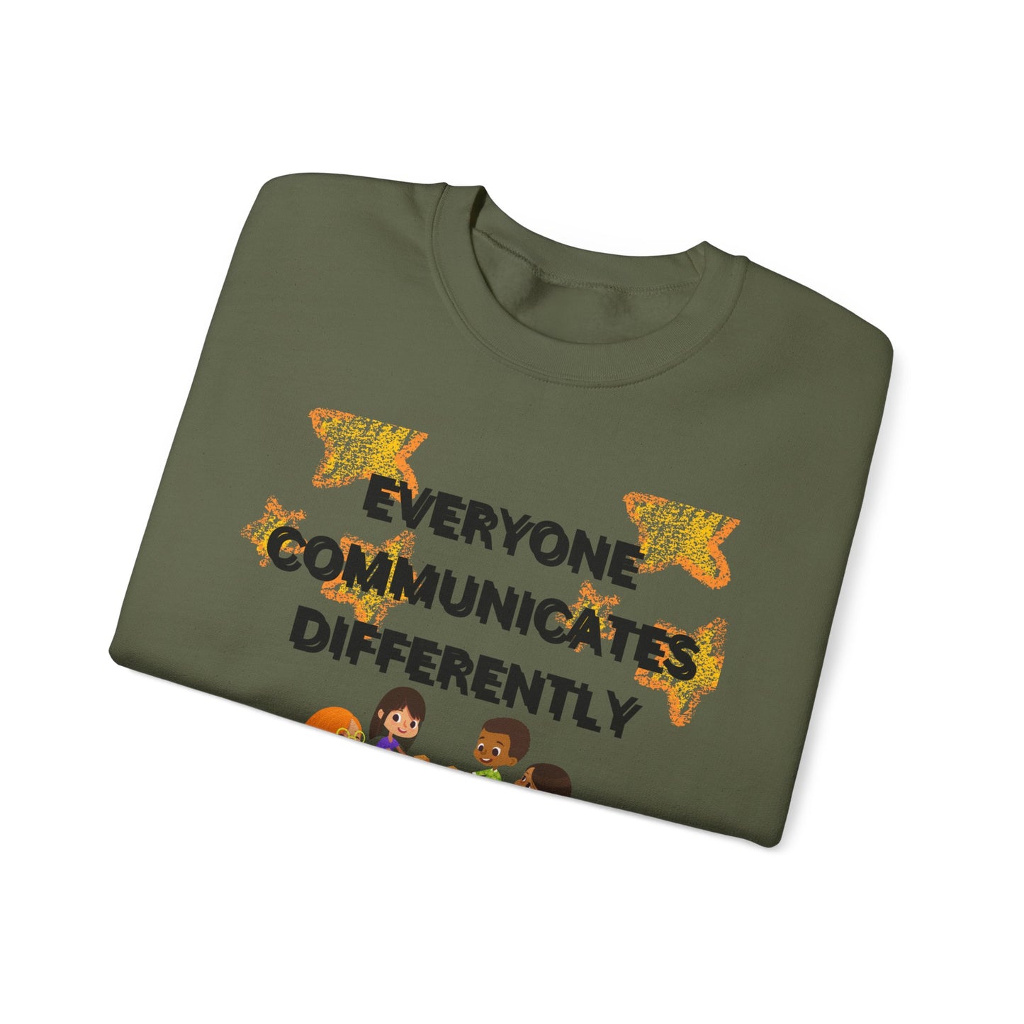 Speech-Language Pathologist Sweatshirt - Everyone Communicates Differently