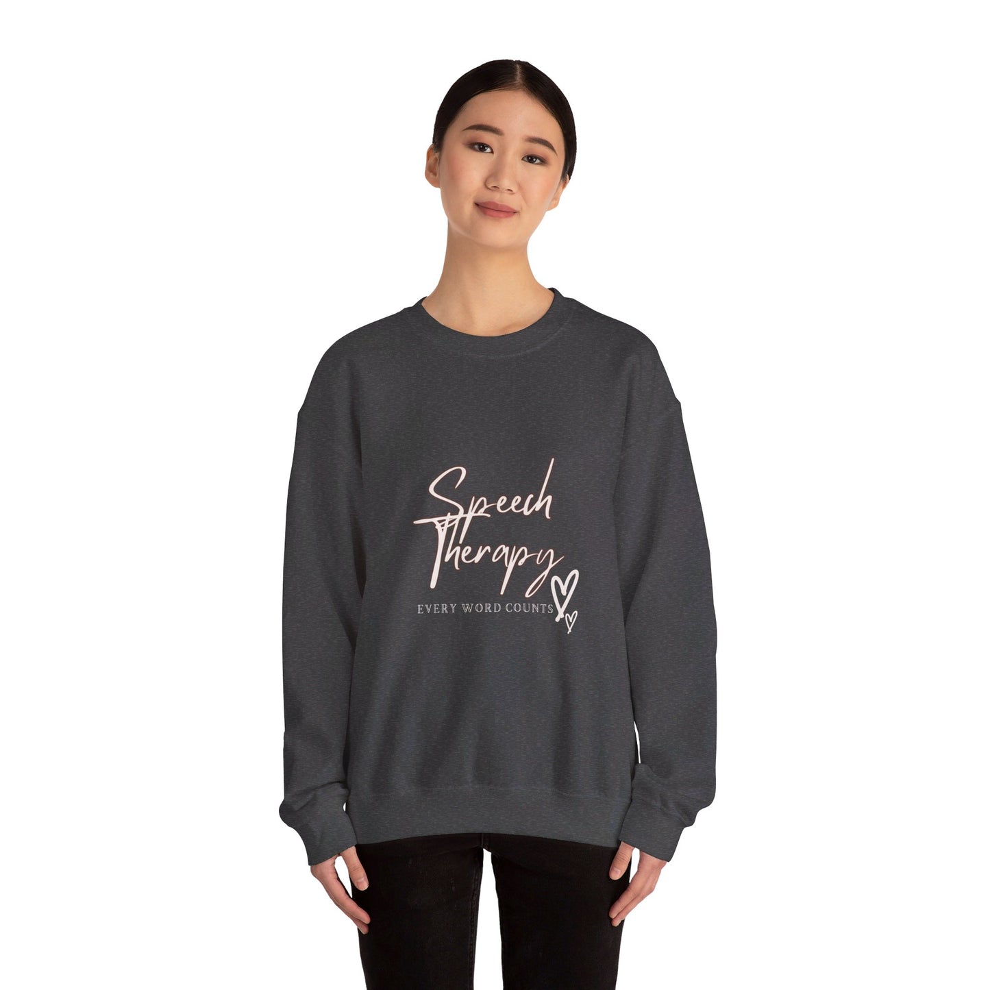 Every Word Counts-Unisex Heavy Blend™ Crewneck Sweatshirt for SLP's