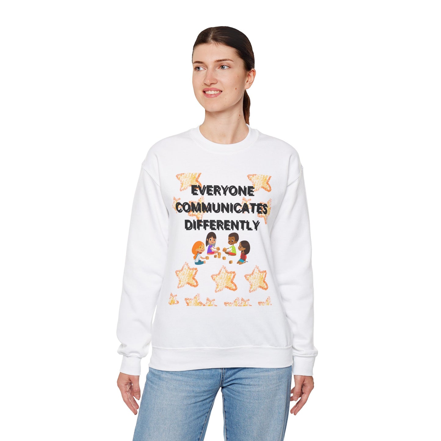 Speech-Language Pathologist Sweatshirt - Everyone Communicates Differently