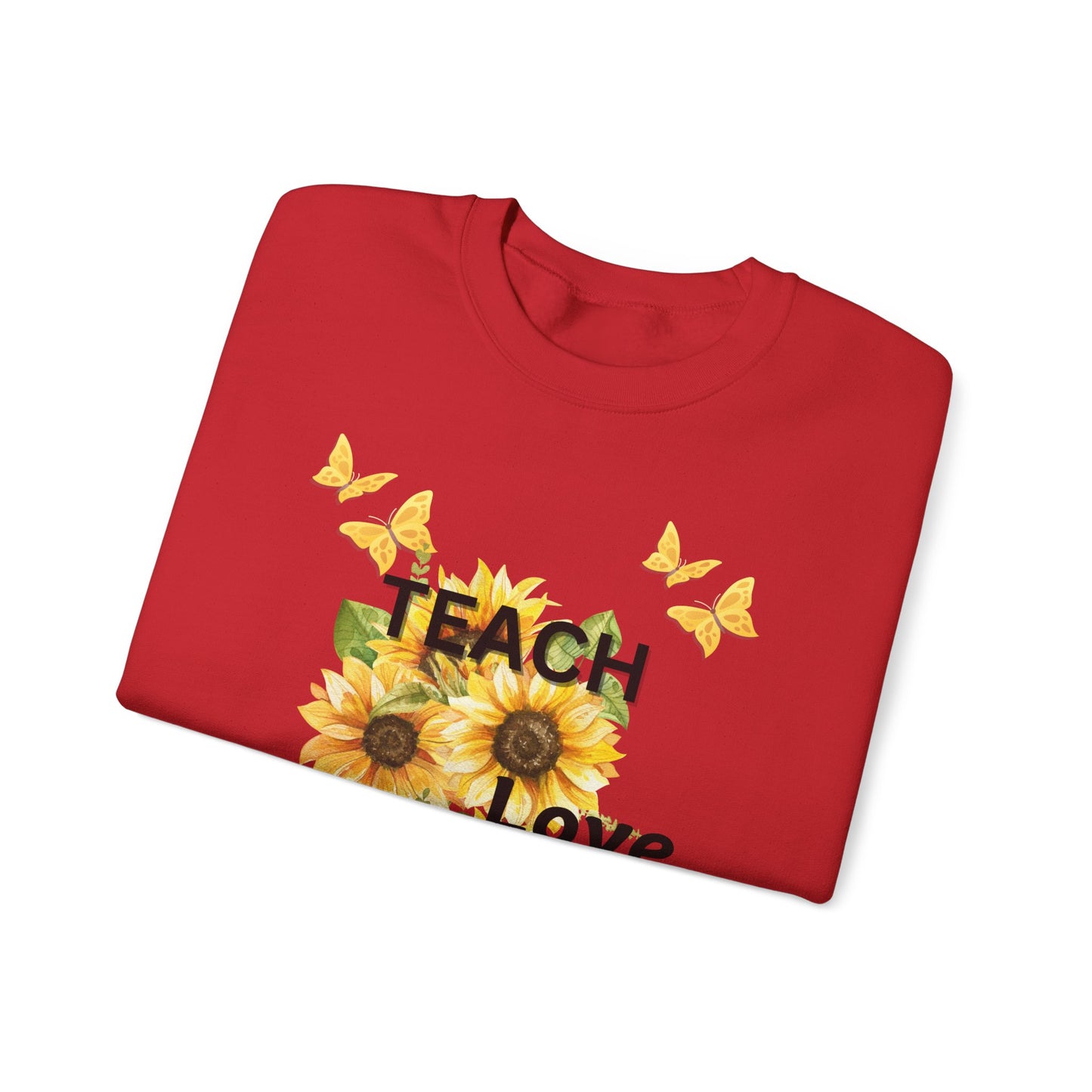 Teacher Fall Warm Weather Unisex Sweatshirt - Teach Love Inspire Design