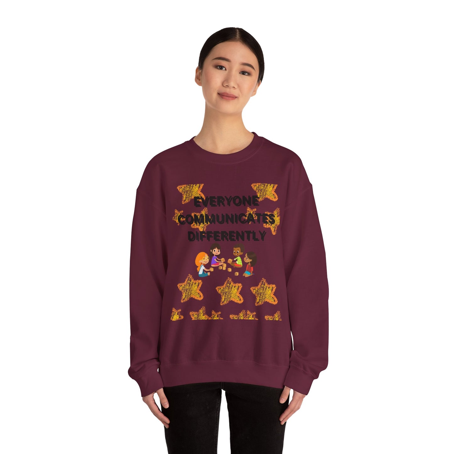 Speech-Language Pathologist Sweatshirt - Everyone Communicates Differently