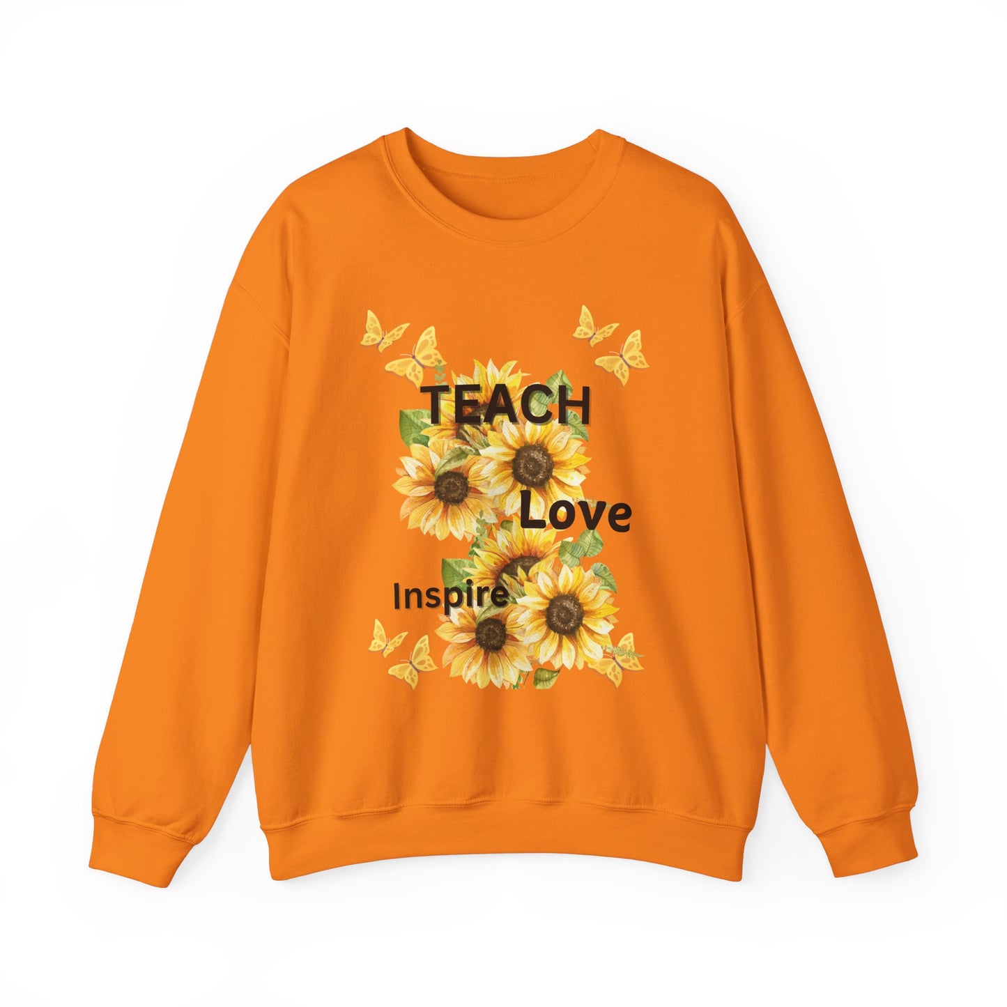 Teacher Fall Warm Weather Unisex Sweatshirt - Teach Love Inspire Design