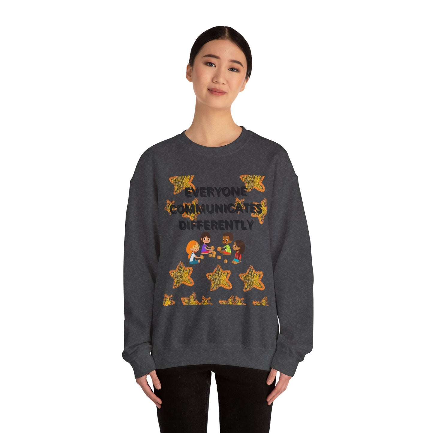 Speech-Language Pathologist Sweatshirt - Everyone Communicates Differently