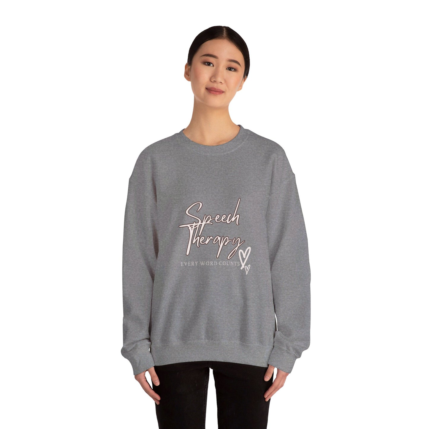 Every Word Counts-Unisex Heavy Blend™ Crewneck Sweatshirt for SLP's