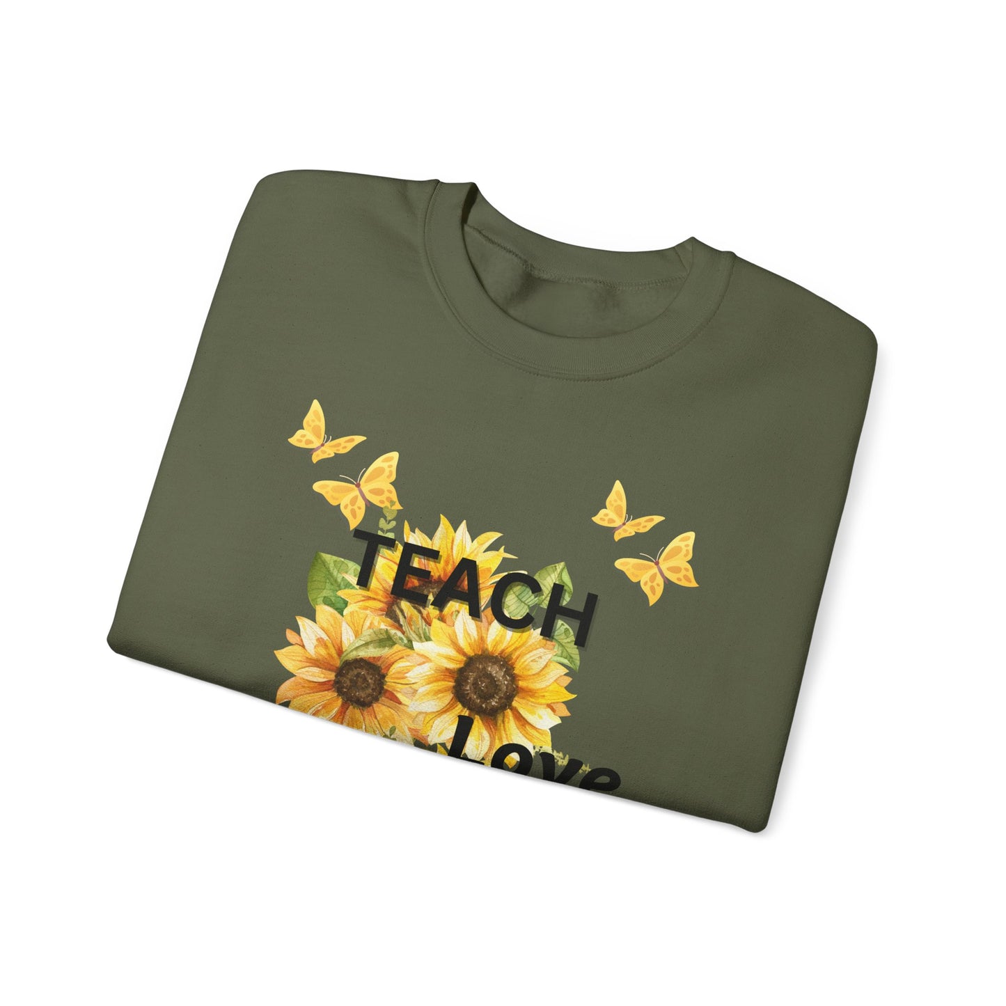 Teacher Fall Warm Weather Unisex Sweatshirt - Teach Love Inspire Design