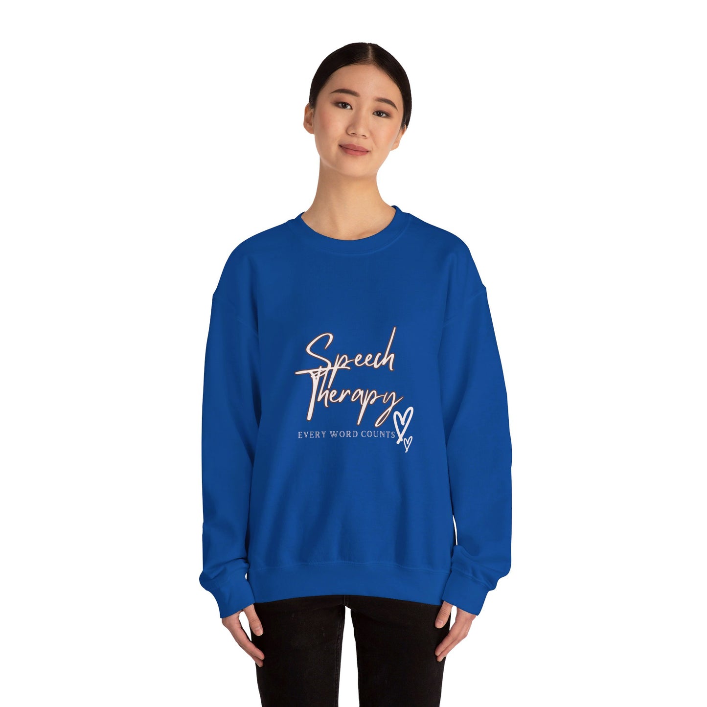 Every Word Counts-Unisex Heavy Blend™ Crewneck Sweatshirt for SLP's