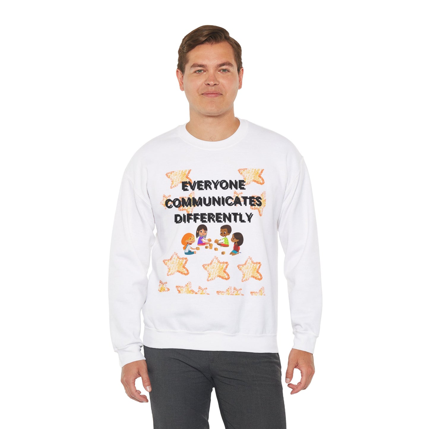 Speech-Language Pathologist Sweatshirt - Everyone Communicates Differently