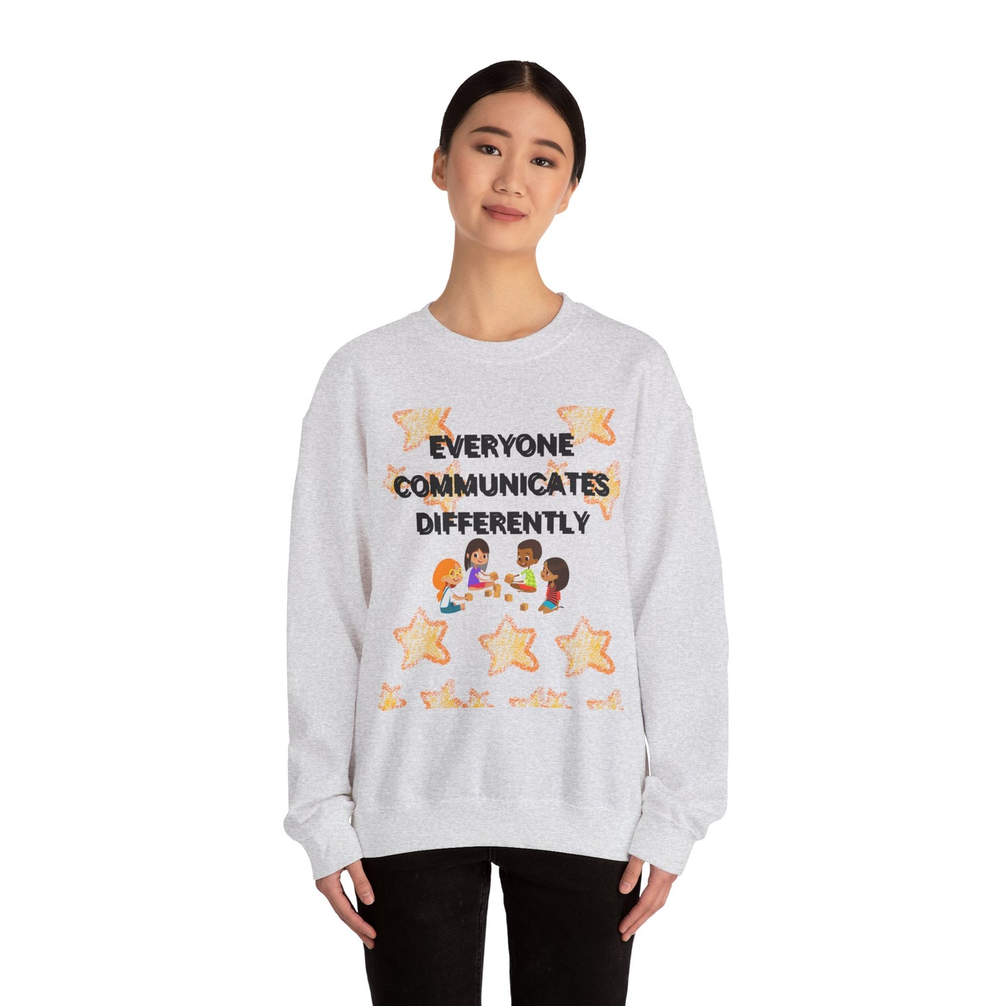 Speech-Language Pathologist Sweatshirt - Everyone Communicates Differently