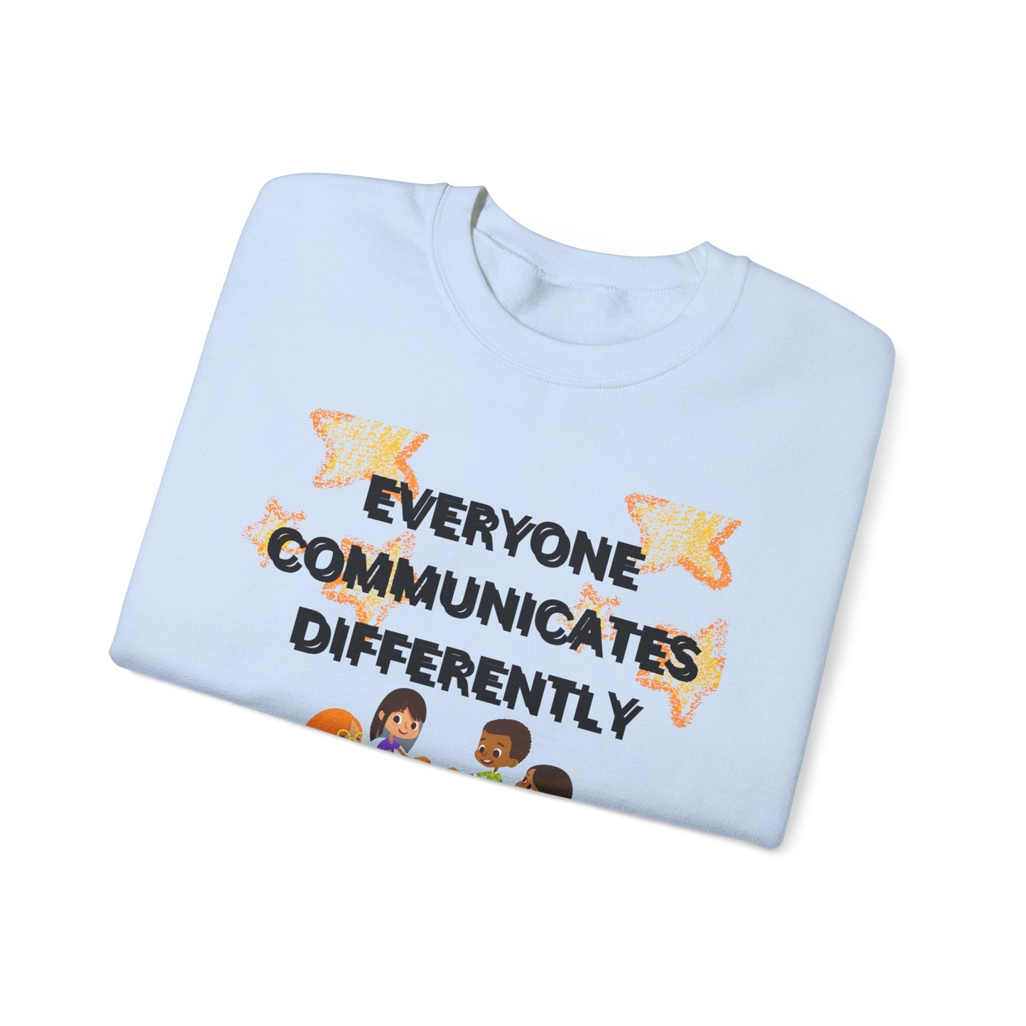 Speech-Language Pathologist Sweatshirt - Everyone Communicates Differently