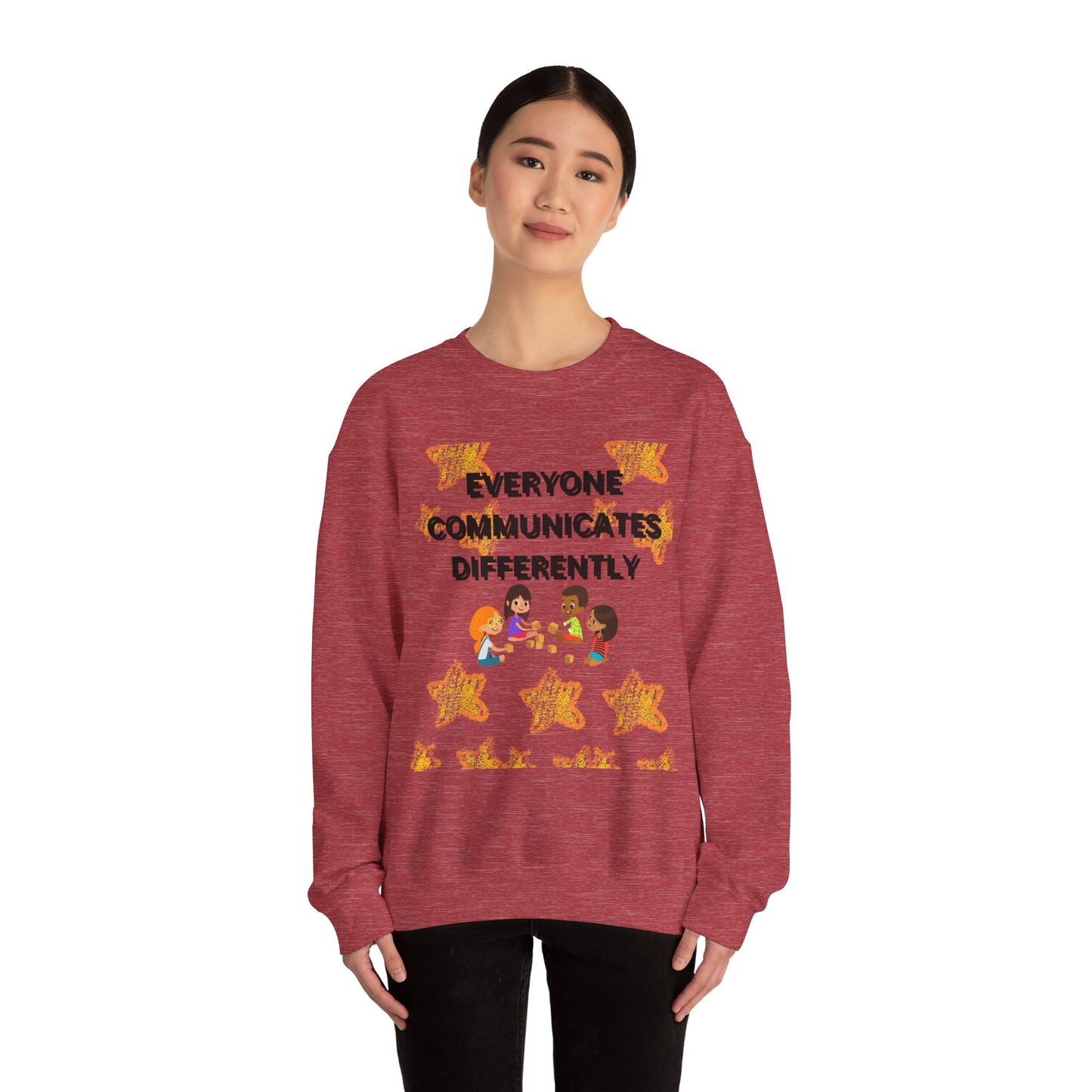 Speech-Language Pathologist Sweatshirt - Everyone Communicates Differently