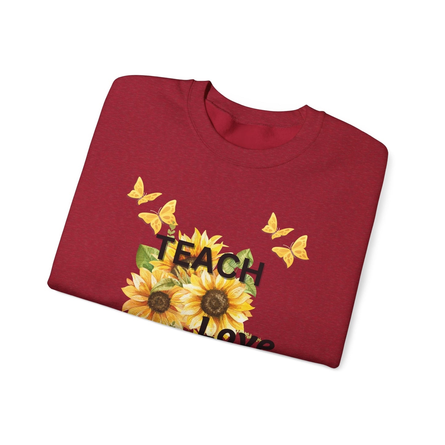 Teacher Fall Warm Weather Unisex Sweatshirt - Teach Love Inspire Design