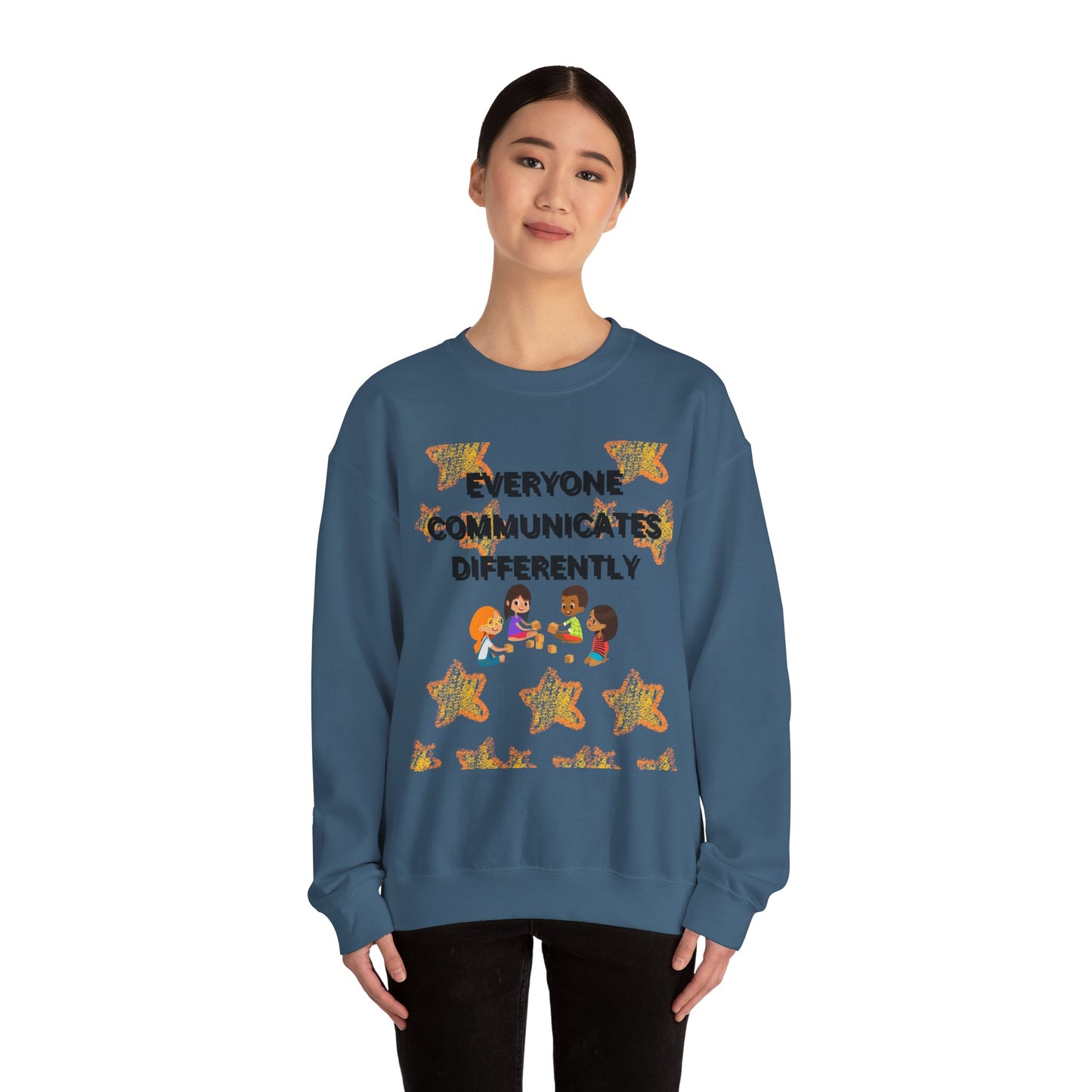 Speech-Language Pathologist Sweatshirt - Everyone Communicates Differently